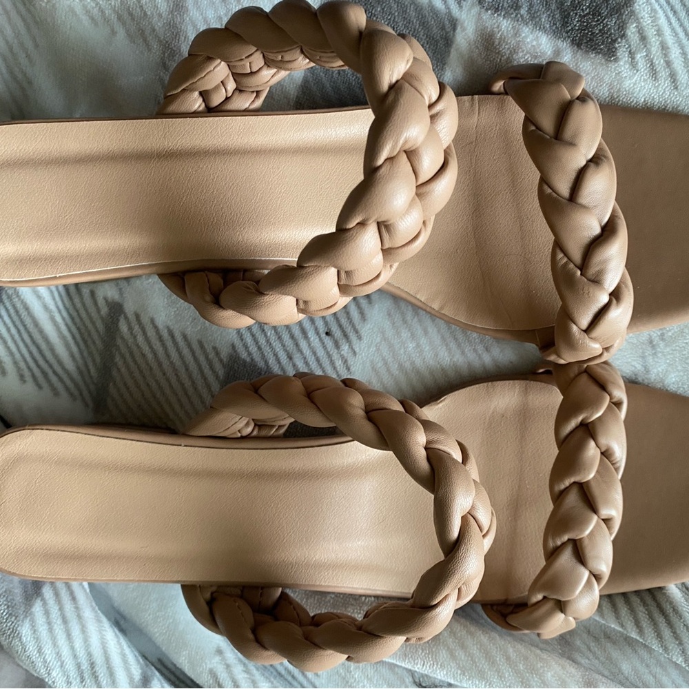 Braided Tan Women's Sandals